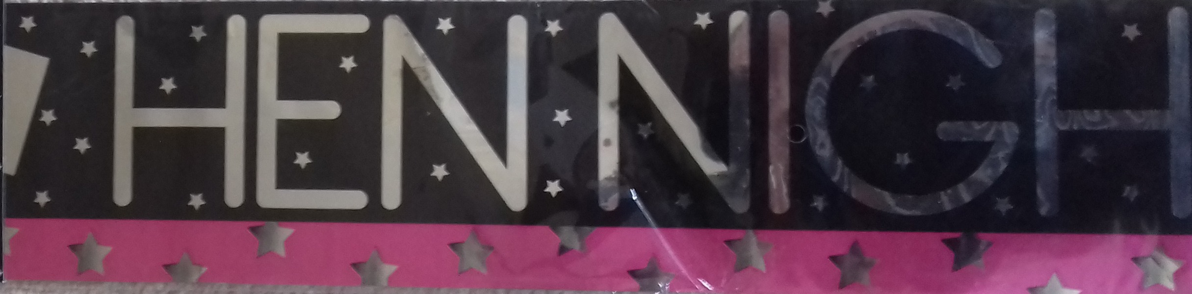Hen Night Sash Banner Hen Night Sash Banner